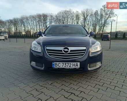 Синий Опель Инсигния, объемом двигателя 1.96 л и пробегом 259 тыс. км за 7850 $, фото 1 на Automoto.ua