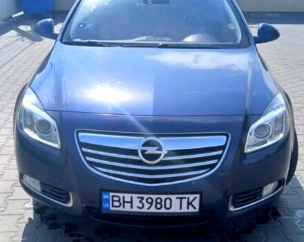 Синий Опель Инсигния, объемом двигателя 2 л и пробегом 315 тыс. км за 8999 $, фото 3 на Automoto.ua