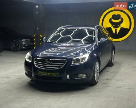 Синий Опель Инсигния, объемом двигателя 2 л и пробегом 211 тыс. км за 8800 $, фото 2 на Automoto.ua