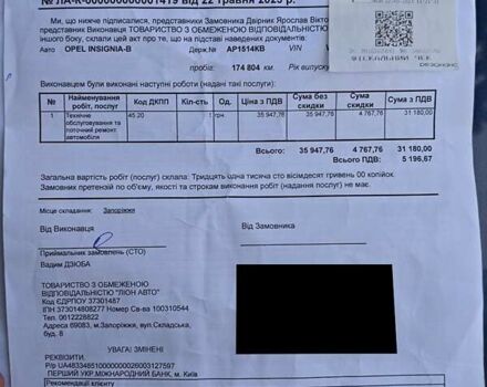 Синій Опель Інсігнія, об'ємом двигуна 1.96 л та пробігом 224 тис. км за 11500 $, фото 191 на Automoto.ua