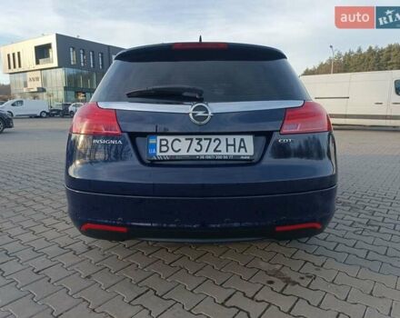 Синий Опель Инсигния, объемом двигателя 1.96 л и пробегом 259 тыс. км за 7850 $, фото 6 на Automoto.ua