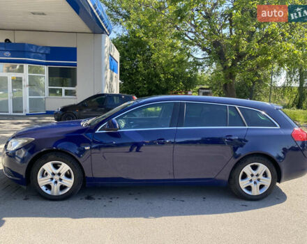 Синий Опель Инсигния, объемом двигателя 1.96 л и пробегом 259 тыс. км за 7350 $, фото 2 на Automoto.ua