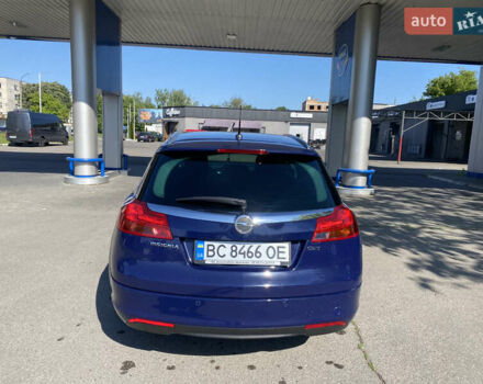 Синий Опель Инсигния, объемом двигателя 1.96 л и пробегом 259 тыс. км за 7350 $, фото 4 на Automoto.ua