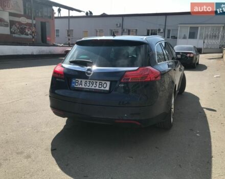Синий Опель Инсигния, объемом двигателя 2 л и пробегом 236 тыс. км за 14500 $, фото 2 на Automoto.ua