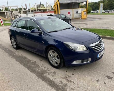 Синий Опель Инсигния, объемом двигателя 2 л и пробегом 277 тыс. км за 4450 $, фото 2 на Automoto.ua
