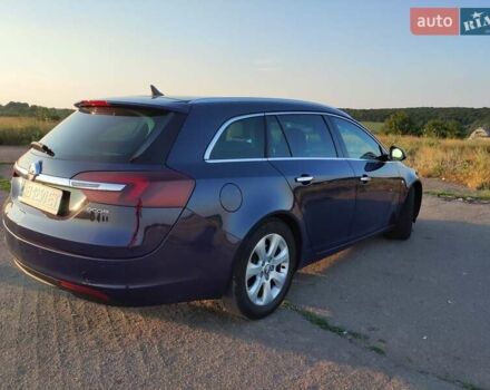 Синий Опель Инсигния, объемом двигателя 2 л и пробегом 216 тыс. км за 9500 $, фото 1 на Automoto.ua