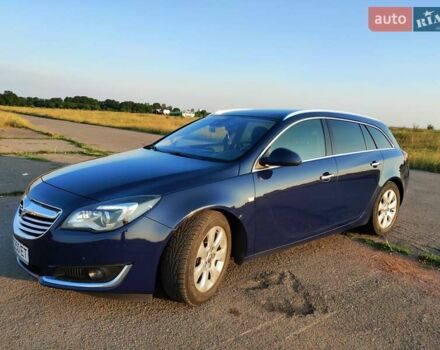 Синий Опель Инсигния, объемом двигателя 2 л и пробегом 216 тыс. км за 9500 $, фото 3 на Automoto.ua