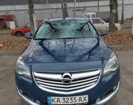 Синий Опель Инсигния, объемом двигателя 1.96 л и пробегом 265 тыс. км за 9500 $, фото 14 на Automoto.ua