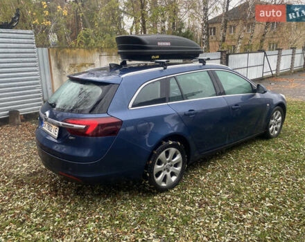 Синий Опель Инсигния, объемом двигателя 1.6 л и пробегом 210 тыс. км за 11500 $, фото 2 на Automoto.ua