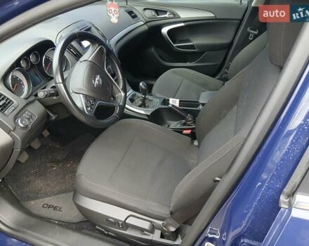 Синий Опель Инсигния, объемом двигателя 1.4 л и пробегом 79 тыс. км за 11700 $, фото 9 на Automoto.ua