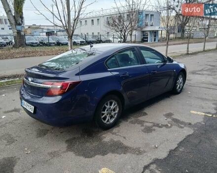 Синий Опель Инсигния, объемом двигателя 1.4 л и пробегом 79 тыс. км за 11700 $, фото 6 на Automoto.ua