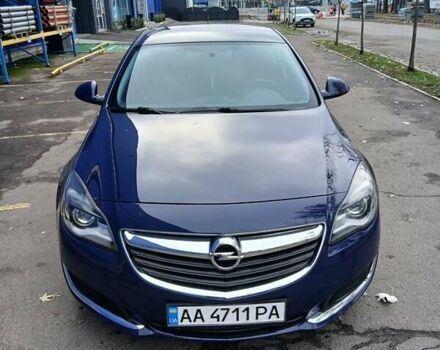 Синий Опель Инсигния, объемом двигателя 1.4 л и пробегом 79 тыс. км за 11700 $, фото 2 на Automoto.ua