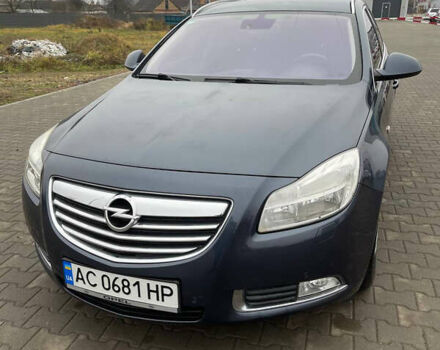 Синий Опель Инсигния, объемом двигателя 1.96 л и пробегом 246 тыс. км за 6650 $, фото 1 на Automoto.ua