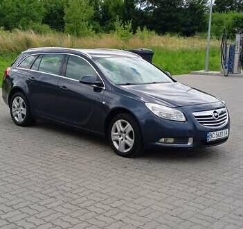 Синий Опель Инсигния, объемом двигателя 1.96 л и пробегом 255 тыс. км за 5690 $, фото 1 на Automoto.ua