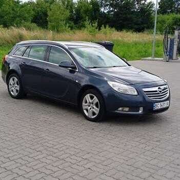 Синий Опель Инсигния, объемом двигателя 1.96 л и пробегом 255 тыс. км за 5690 $, фото 1 на Automoto.ua