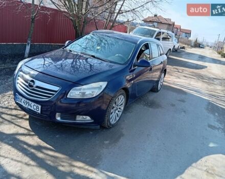 Синий Опель Инсигния, объемом двигателя 2 л и пробегом 329 тыс. км за 6500 $, фото 1 на Automoto.ua