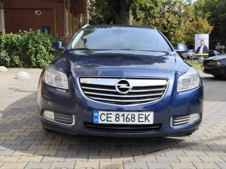 Синий Опель Инсигния, объемом двигателя 2 л и пробегом 212 тыс. км за 8500 $, фото 1 на Automoto.ua