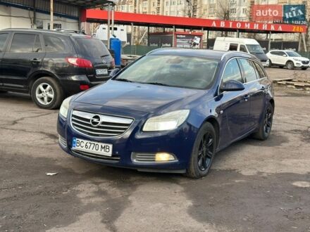 Синий Опель Инсигния, объемом двигателя 1.96 л и пробегом 355 тыс. км за 6600 $, фото 1 на Automoto.ua