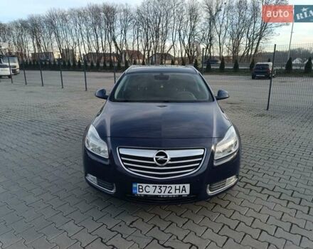 Синий Опель Инсигния, объемом двигателя 1.96 л и пробегом 259 тыс. км за 7850 $, фото 1 на Automoto.ua
