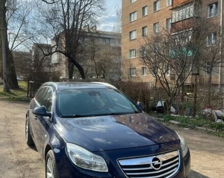 Синий Опель Инсигния, объемом двигателя 1.96 л и пробегом 235 тыс. км за 7300 $, фото 1 на Automoto.ua