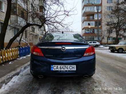Синий Опель Инсигния, объемом двигателя 2 л и пробегом 82 тыс. км за 13700 $, фото 1 на Automoto.ua