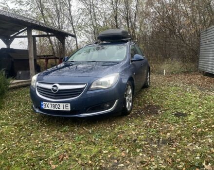 Синий Опель Инсигния, объемом двигателя 1.6 л и пробегом 210 тыс. км за 11500 $, фото 1 на Automoto.ua