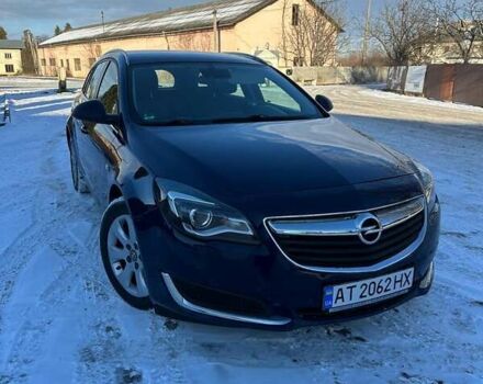 Синий Опель Инсигния, объемом двигателя 2 л и пробегом 245 тыс. км за 9500 $, фото 1 на Automoto.ua