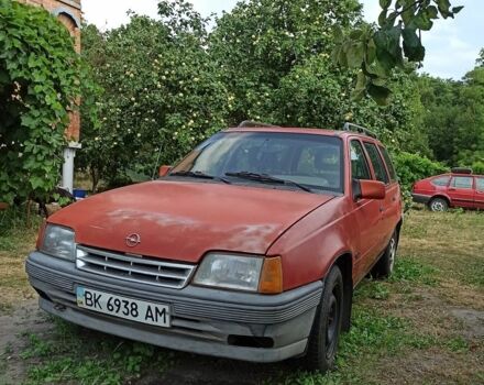 Красный Опель Кадет, объемом двигателя 2 л и пробегом 250 тыс. км за 850 $, фото 1 на Automoto.ua