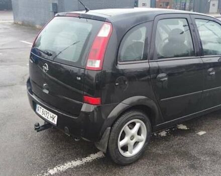 Черный Опель Мерива, объемом двигателя 1.6 л и пробегом 240 тыс. км за 3550 $, фото 7 на Automoto.ua