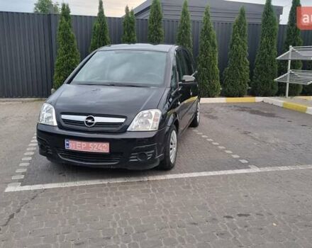 Черный Опель Мерива, объемом двигателя 1.6 л и пробегом 212 тыс. км за 4900 $, фото 12 на Automoto.ua