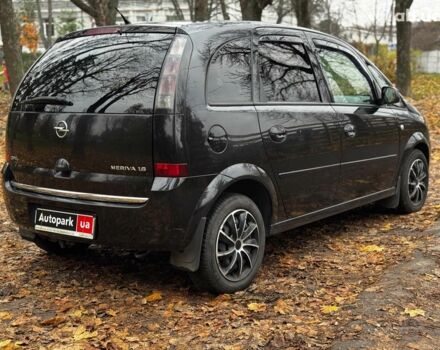 Черный Опель Мерива, объемом двигателя 1.6 л и пробегом 262 тыс. км за 4740 $, фото 8 на Automoto.ua