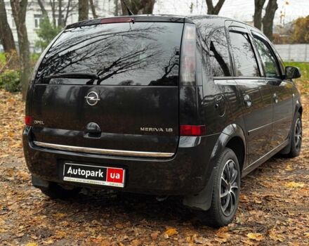 Черный Опель Мерива, объемом двигателя 1.6 л и пробегом 262 тыс. км за 4740 $, фото 9 на Automoto.ua