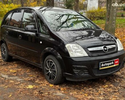 Черный Опель Мерива, объемом двигателя 1.6 л и пробегом 262 тыс. км за 4740 $, фото 4 на Automoto.ua