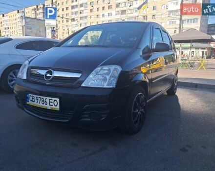 Черный Опель Мерива, объемом двигателя 1.6 л и пробегом 262 тыс. км за 4100 $, фото 2 на Automoto.ua
