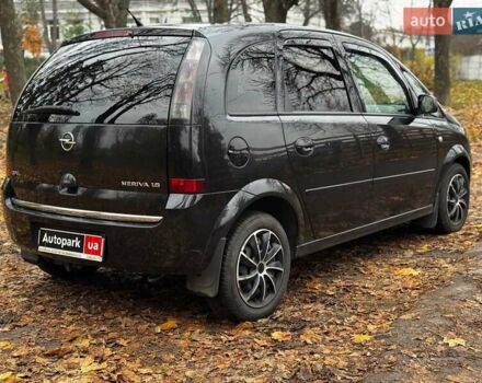 Черный Опель Мерива, объемом двигателя 1.6 л и пробегом 262 тыс. км за 4740 $, фото 8 на Automoto.ua