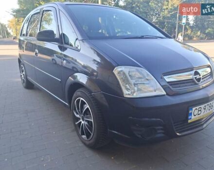Черный Опель Мерива, объемом двигателя 1.6 л и пробегом 262 тыс. км за 4100 $, фото 1 на Automoto.ua