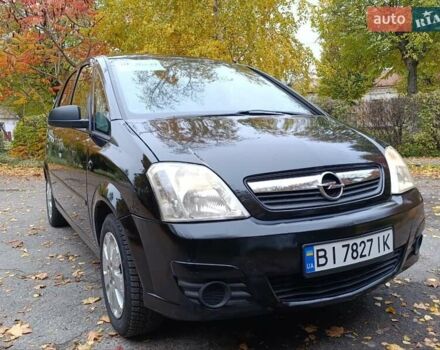 Черный Опель Мерива, объемом двигателя 1.6 л и пробегом 150 тыс. км за 5400 $, фото 9 на Automoto.ua
