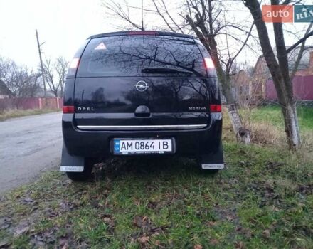 Черный Опель Мерива, объемом двигателя 1.6 л и пробегом 145 тыс. км за 3850 $, фото 11 на Automoto.ua