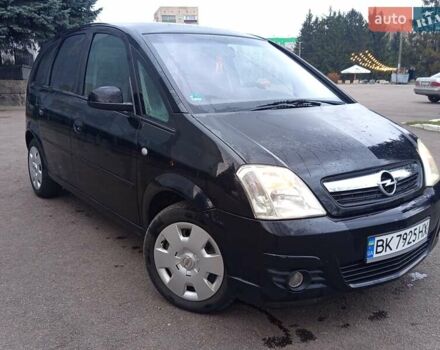 Черный Опель Мерива, объемом двигателя 1.6 л и пробегом 177 тыс. км за 4899 $, фото 10 на Automoto.ua