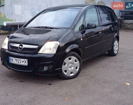 Черный Опель Мерива, объемом двигателя 1.6 л и пробегом 177 тыс. км за 4899 $, фото 3 на Automoto.ua