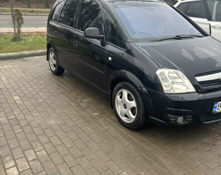 Черный Опель Мерива, объемом двигателя 1.6 л и пробегом 158 тыс. км за 4500 $, фото 6 на Automoto.ua