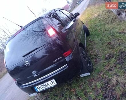 Черный Опель Мерива, объемом двигателя 1.6 л и пробегом 145 тыс. км за 3850 $, фото 5 на Automoto.ua