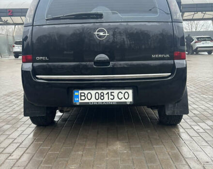 Черный Опель Мерива, объемом двигателя 1.6 л и пробегом 158 тыс. км за 4500 $, фото 5 на Automoto.ua