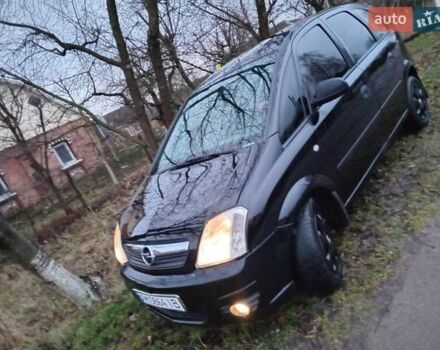Черный Опель Мерива, объемом двигателя 1.6 л и пробегом 145 тыс. км за 3850 $, фото 14 на Automoto.ua