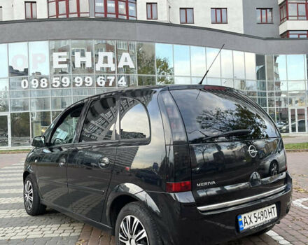 Черный Опель Мерива, объемом двигателя 1.6 л и пробегом 255 тыс. км за 4199 $, фото 8 на Automoto.ua