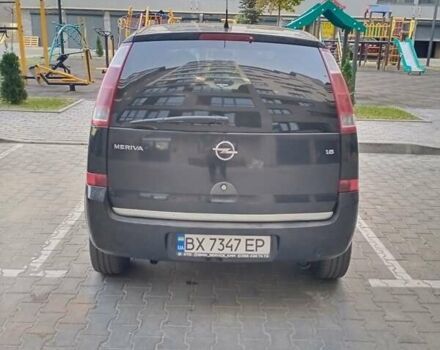 Черный Опель Мерива, объемом двигателя 1.6 л и пробегом 181 тыс. км за 3500 $, фото 2 на Automoto.ua