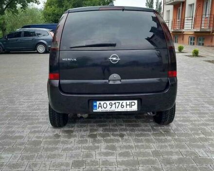 Чорний Опель Меріва, об'ємом двигуна 1.25 л та пробігом 151 тис. км за 3800 $, фото 6 на Automoto.ua
