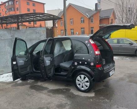 Черный Опель Мерива, объемом двигателя 1.6 л и пробегом 200 тыс. км за 4900 $, фото 5 на Automoto.ua