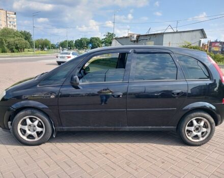 Черный Опель Мерива, объемом двигателя 1.6 л и пробегом 231 тыс. км за 3400 $, фото 2 на Automoto.ua