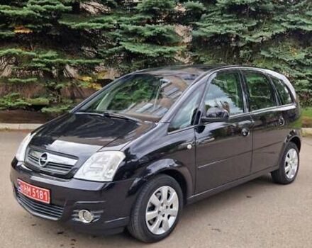 Черный Опель Мерива, объемом двигателя 1.6 л и пробегом 245 тыс. км за 5500 $, фото 1 на Automoto.ua
